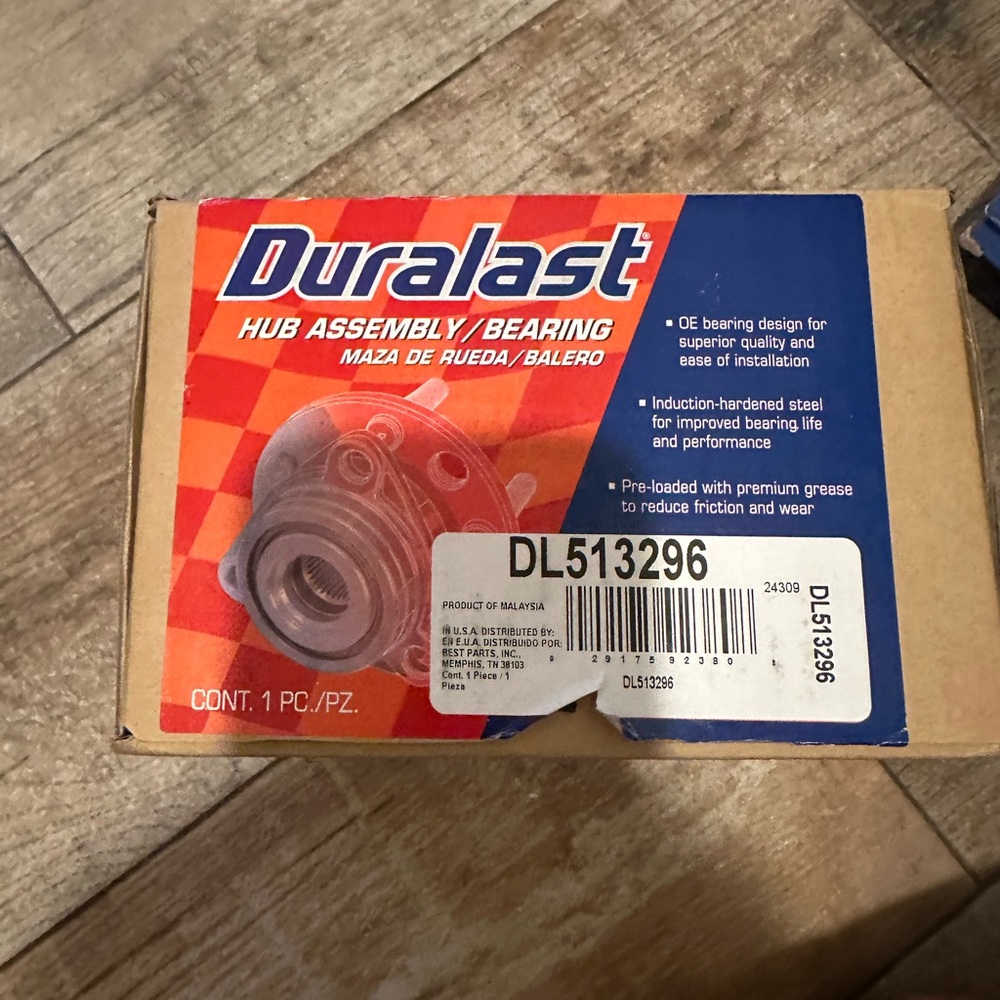 2009 Nissan Altima - Duralast Hub Assembly Bearing